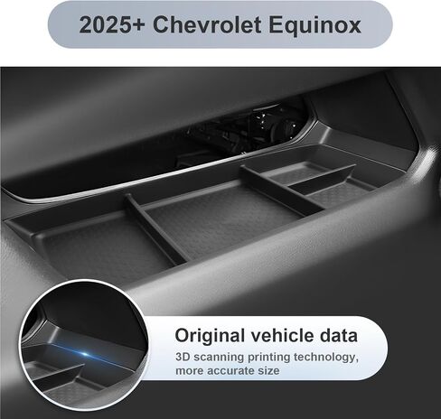 2025 Chevy Equinox Center Console Organizer for 2025+ Chevrolet Equinox (LT/ACTIV/RS) Console Tray 2025 Chevy Equinox Accessories Armrest Secondary Storage Box with Coins Holder in Kuwait