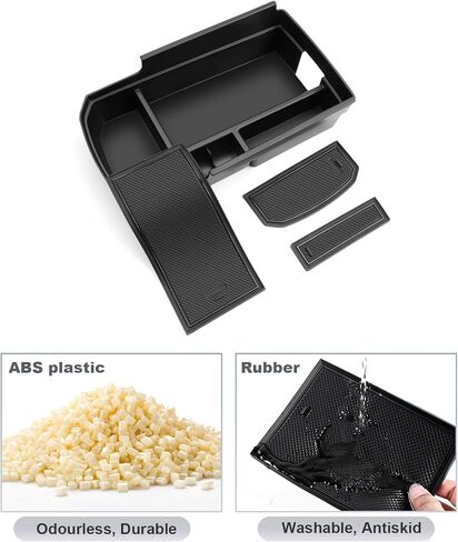 2025 Chevy Equinox Center Console Organizer for 2025+ Chevrolet Equinox (LT/ACTIV/RS) Console Tray 2025 Chevy Equinox Accessories Armrest Secondary Storage Box with Coins Holder in Kuwait