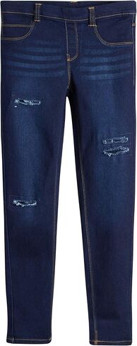 Real Love Girls? Jeggings ? Super Stretch Denim Pull-On Skinny Jeans Leggings (7-16), Light Denim, Size 5 in Saudi Arabia