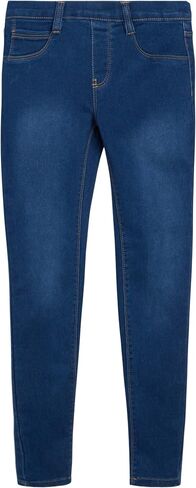 Real Love Girls? Jeggings ? Super Stretch Denim Pull-On Skinny Jeans Leggings (7-16), Light Denim, Size 5 in Saudi Arabia