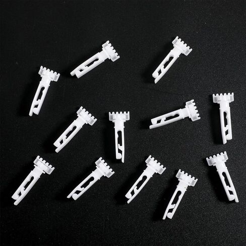 20Pcs Vertical Blind Stem Replacement White Stems for Vertical Window Blind Vertical Window Blind Stem and Gear for Vanes Carrier Vertical Blinds Curtain Accessories in Saudi Arabia