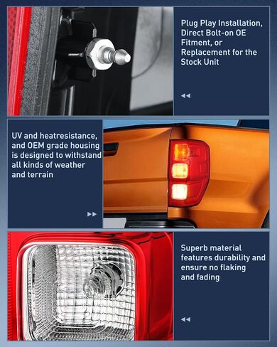 Nilight Taillight Assembly Compatible with Ford Ranger XL 2019 2020 2021 2022 2023 Rear Lamp Replacement OE Style with LED and halogen bulbs Passenger Side in Saudi Arabia