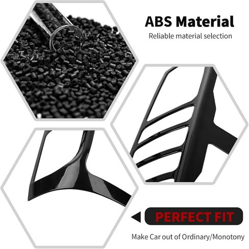 RT-TCZ Carbon Fiber Tail Light Lamp Cover Frame Trim Decoration Exterior Accessories Compatible with Chevrolet Colorado 2014-2021 in Saudi Arabia