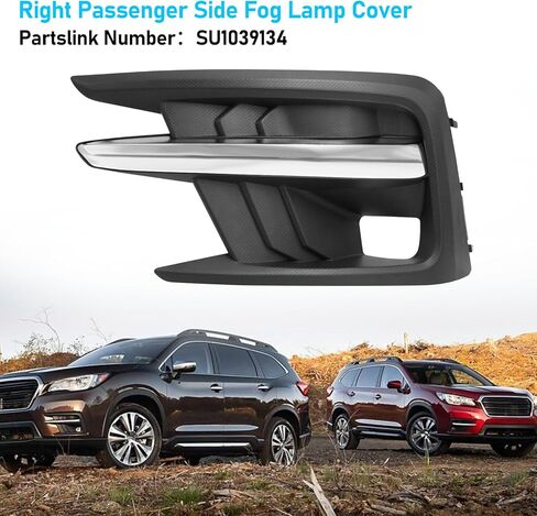 TTCR-II متوافق مع 2019-2022 Subaru Ascent غطاء ضوء الضباب الأمامي، لـ 2019-2022 Subaru Ascent Fog Lamp Bezel Crome Trim Left Side Side استبدال SU1038134 57731XC09A in Kuwait