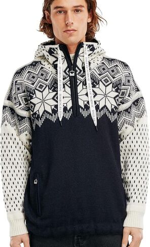 سترة بغطاء للرأس للرجال من Dale of النرويج فيجارد مقاومة للطقس - سترات بغطاء للرأس من الصوف النرويجي بسحاب ومقاوم للماء ومضادة للرياح للرجال in Kuwait