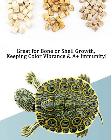 3 in 1 Meat Turtle Food - Chicken & Duck & Fish Meat Natural Freeze Dried Human-Grade Turtle Treats in Saudi Arabia