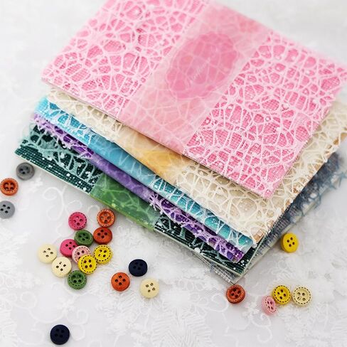 مجموعة متنوعة من 156 قطعة من ورق القصاصات المصنوعة يدويًا ونسيج شبكي - 6 عبوات من الورق الخاص المختلط لمستلزمات يوميات القصاصات غير المرغوب فيها مواد DIY 4 × 5.5 بوصة in Kuwait