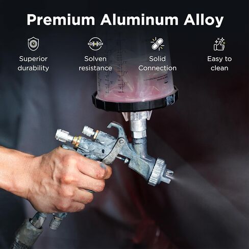محول مسدس رش نظام طلاء InoKraft M3/8 * 19، 3/8 بوصة ذكر 19 خيط BSP، متوافق مع بنادق رش HVLP كاملة الحجم من Devilbiss Startingline، وSharpe Finex FX1000، وFX2000، وFX3000، وAstro Euro Guns in Kuwait