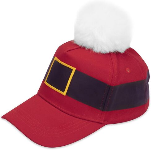 Christmas Cotton-Baseball Cap for Women-Men Outdoor-Adjustable-Sports Baseball Cap-with Pompom Santa-Unisex-Dad Hat in Kuwait
