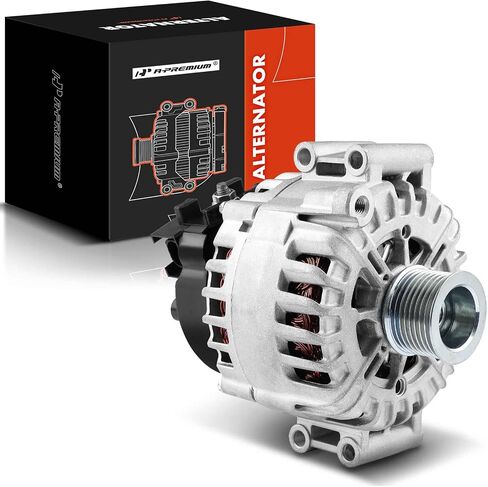 A-Premium Alternator Compatible with BMW E71 X6 2008-2010, 740i 2011-2015, 740Li 2011-2015, L6 3.0L, 12V 230Amp CW 8-Groove Pulley, Replace# TG23C018, 12317573754 in Saudi Arabia