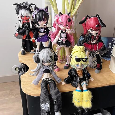 1/12 BJD Dolls Blind Box,Kawaii BJD Dolls Ten Thousand Escape Plan Series 1/12 Ball Jointed Doll Collectable Action Figure for Girls Birthday Party Gift Toys in Saudi Arabia
