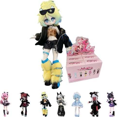 1/12 BJD Dolls Blind Box,Kawaii BJD Dolls Ten Thousand Escape Plan Series 1/12 Ball Jointed Doll Collectable Action Figure for Girls Birthday Party Gift Toys in Saudi Arabia