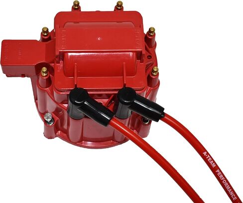 A-Team Performance - Silicone High Performance Spark Plug Wire Set Universal Fit V8 V6 Plus Coil Wire - Compatible with Buick Cadillac Chevy GMC Ford Mopar Oldsmobile Pontiac 8.0mm (Red) in Kuwait