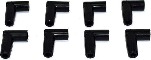 A-Team Performance - Silicone High Performance Spark Plug Wire Set Universal Fit V8 V6 Plus Coil Wire - Compatible with Buick Cadillac Chevy GMC Ford Mopar Oldsmobile Pontiac 8.0mm (Red) in Kuwait