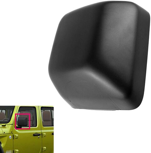 Exterior Rear View Mirror Cover Cap Right Passenger Side, 2018-2023 Compatible with Jeep Wrangler JL, Exterior Rear View Mirror Housing Door Wing Mirror Cover Cap in Saudi Arabia
