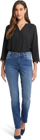 مقاس الخصر النسائي من NYDJ مقاس مموج Sheri Cascade: درزة داخلية كبيرة: 30 in Kuwait