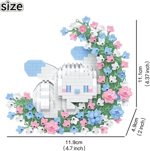 5-Sets 3D Cartoon Building Blocks Toys Kawaii Anime Figure Puzzles Model, Mini Cute Building Block Toys Kit Gifts for Adults and Kids. (Black) in Saudi Arabia