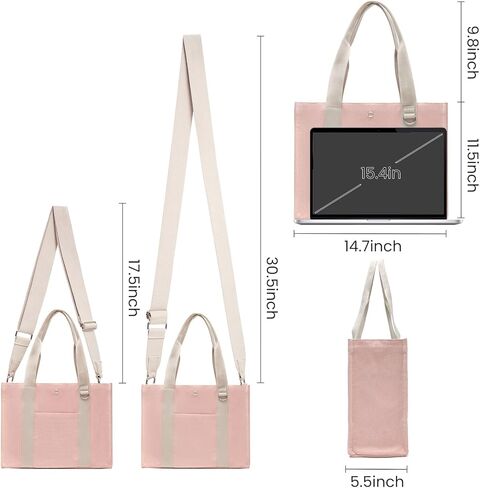 محفظة Mum's Memory صغيرة بسحاب حول المعصم للنساء + حقيبة كبيرة من القماش للنساء مع جيوب in Kuwait