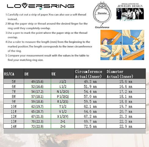 LOVERSRING 3pc Couple Ring Bridal Sets Women 14k Yellow Gold Plated Cz Man Titanium Band Wedding Ring Sets for Him and Her in Saudi Arabia