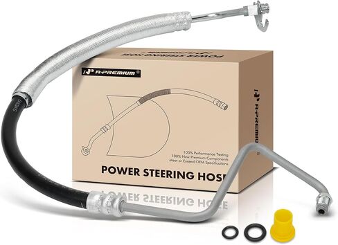 مجموعة خط خرطوم الضغط لخرطوم التوجيه المعزز A-Premium متوافقة مع جاكوار XF 2009-2010، XJ8 XJR 2004-2009، XK XKR 2007-2009، S-Type 2003-2008، Super V8، Vanden Plas، 4.2L 5.0L، مضخة إلى رف in Saudi Arabia