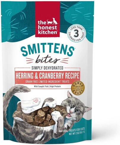 The Honest Kitchen Smittens Bites: Round Herring & Cranberry Cat Treats, 2 Oz Bag in Kuwait
