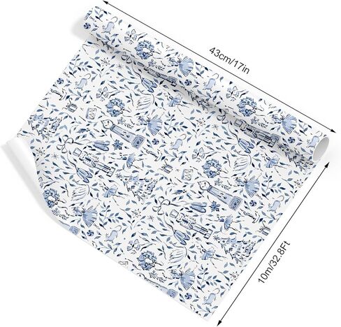ورق تغليف عيد الميلاد من JarThenaAMCS - لفة صغيرة - 17 بوصة × 32.8 قدم أزرق شجرة عيد الميلاد كسارة البندق هدية ورق تغليف ورق فني مزخرف لمستلزمات الحرف اليدوية in Kuwait