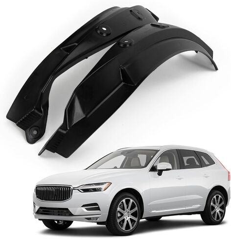 PSLER مناسب لسيارة فولفو XC60 2018-2024 مجموعة من اللوحات الطينية للباب الخلفي مكونة من قطعتين طقم واقي الطين واقيات الطين واقيات الطين مع ملحقات مجموعات الأجهزة الأمامية والخلفية in Saudi Arabia