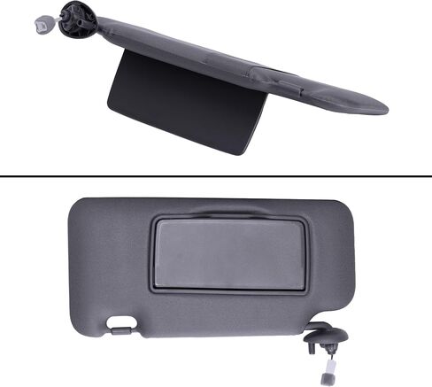 Left Driver Sun Visor w/Mirror & Led Light Fits for Honda HR-V 2016-2022, Interior Dark Gray Left Side Sun Visor Replaces OE# 83280-T7W-A12ZA in Saudi Arabia