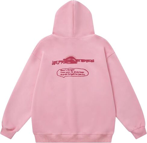 Aelfric Eden Women's Hoodies Y2k Long Sleeve Oversized Sweatshirt Trendy Preppy Clothes in Saudi Arabia