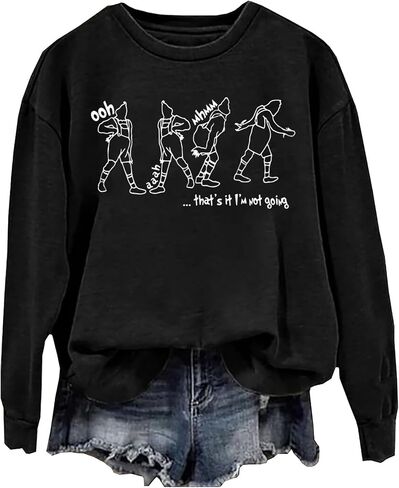 Christmas Sweatshirts for Women Cute Christmas Tree Graphic Sweatshirt Merry Christmas Shirts Xmas Holiday Pullover Tops in Kuwait