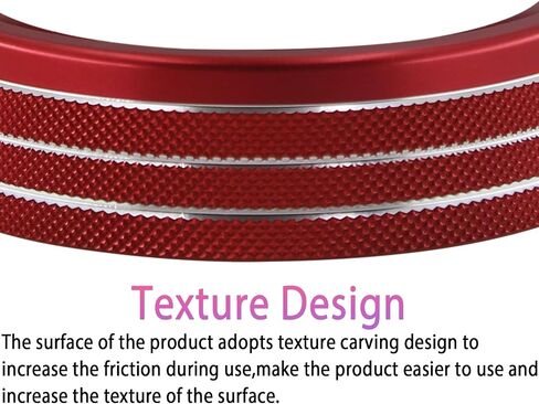 for Toyota Corolla Seden/Hybrid/Hatchback/Cross 2022 2023 2024 2025 Air Conditioner, Mirror Knob Cover, Start Button Trim Ring(red) in Saudi Arabia
