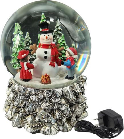 S/4 Christmas Snow Globe, Train and Santa Claus and Snowman Snowglobes Figurines, Snow Globes，Santa Snow Globe, Christmas Snow Globes, Christmas Decor in Saudi Arabia