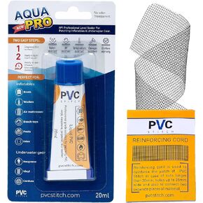 AquaPro Liquid Repair Kit Transparent | Salt Water Ready Liquid Waterproof Repair Kit for PVC & PU Inflatables, Boats, Rafts, Kayaks, SUPs, Wetsuits, Air Mattresses, Air Tracks, Hot Tubs, Waders.