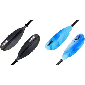 Aluminum Kayak Paddles 87-Inch / 220cm for Kayaking Boating - Tough & Lightweight 3 Colors, Black, Lime and Orange