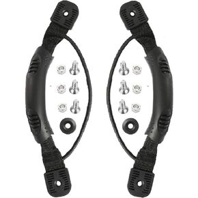 Anndason 2 Pcs Black Kayak Canoe Boat Side Mount Carry Handles/Paddle Park Kayak Handles and Hardwares