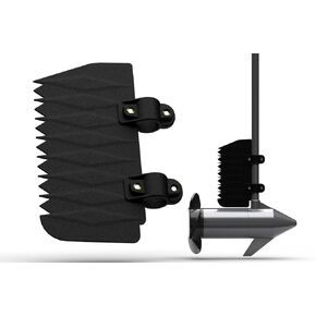 Rudder Clamp on Boat Rudder Fits Most 24 to 55" Trolling Motors, Kayak Rudder Kit Designed for Kayak, Canoe, Angling Boat, etc, Electric Motors Rudder Clamp Widely Use for Canoe, Jon boat, etc