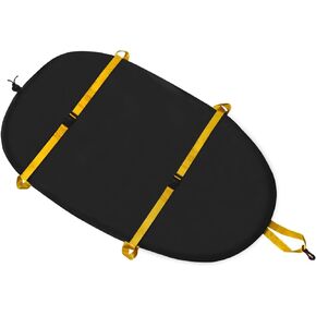 YUJHON Kayak Cockpit Cover with Adjustable Fixing Strap,UV50+ Blocking Seal Cockpit Protector with Elastic Hem Cord Universal for Indoors and Outdoors