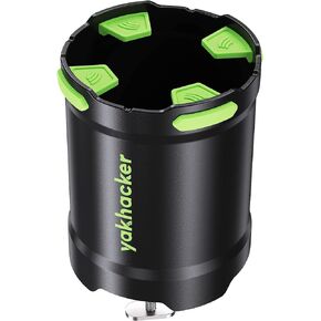 Kayak Cup Holder with Rubber Tab - Multi-Functional and Anti-toppling Cup Holder for Kayak - Phone Holder, Drinks Holder, Fishing Tool, Kayak Track Mount Install