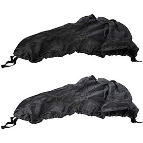 HURRISE Universal Kayak Spray Skirt, Waterproof Nylon Kayak Spray Skirt Adjustable Elastic Straps Cover Kayak Sports Accessory