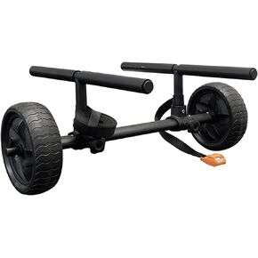 HUIMENG Kayak Cart Trolley Kayak Cart Dolly Foldable for Carring Kayaks Canoes Boat Trolley Silver+Black+Orange