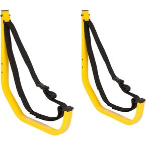 Suspenz Kayak Canoe SUP Storage Hanger for Garage Wall, Indoor Outdoor, Jay Rack, Yellow, (11-0001) in Kuwait
