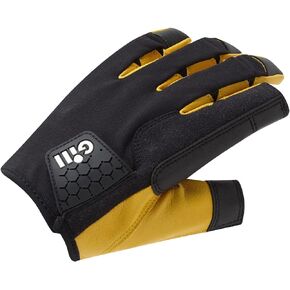 Gill Pro Sailing Gloves - Long Fingers with Exposed Finger and Thumb for Sailing, Paddle & Board Sports, Kayaking or Windsurfing