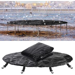 غطاء ترامبولين شتوي بطول 10 أقدام من Syhood، غطاء ترامبولين مستدير، غطاء حماية من ظل الشمس والثلج والمطر، مقاوم للمطر ومقاوم للأشعة فوق البنفسجية وغطاء ترامبولين مقاوم للجاذبية in Kuwait