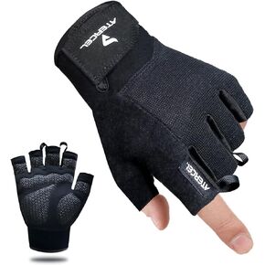 ATERCEL Workout Gloves for Men and Women, Exercise Gloves for Weight Lifting, Cycling, Gym, Training, Breathable and Snug fit