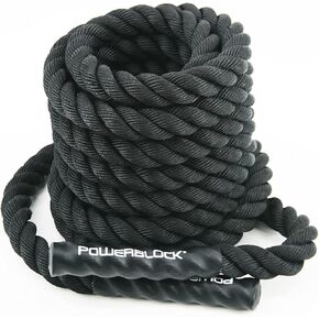 POWERBLOCK 30 Foot Battle Rope – Workout Rope, Exercise Rope, Battle Ropes for Home Gym, Ropes for Working Out, Exercise Battle Ropes, Heavy Ropes for Exercise Training