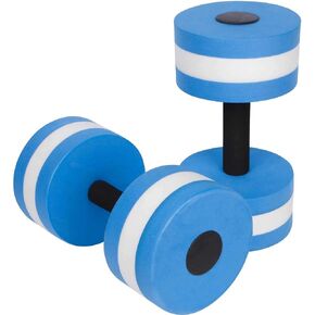 Sports Aquatic Exercise Dumbbells Aqua Fitness Barbells Exercise Hand Bars-Set of 2