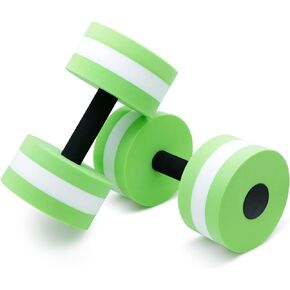 OSMOFUZE Aquatic Exercise Dumbbells - Set of 2 for Water Aerobics Fitness and Pool Exercises