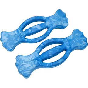New Aqua Water Fitness Body Sculpt Ergo Dumbbells – Exercise Equipment for Water Aerobics, Aquatic Low-Impact Workouts, and Resistance Training – Light Blue