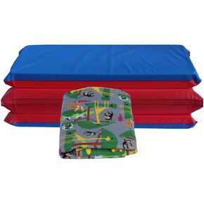 KinderMat 1.5" Thick + PBS Kids Kinderbundle - 1 Washable Cover, Special Edition - Narwhal Expedition - Regular, Sheet is 47" x 22", Great for Daycare & Family Households in Kuwait
