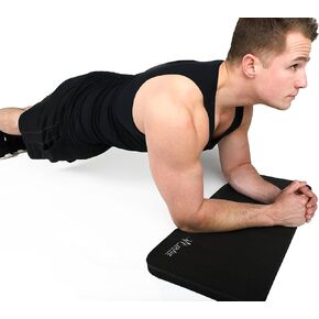 Impulse Fitness Knee Mat - Extra Thick and Soft 1" (25mm) Pad Provides Cushion for Kneeling and Elbows | Great Portable Exercise Mat for Planks, Ab Rollers, Yoga